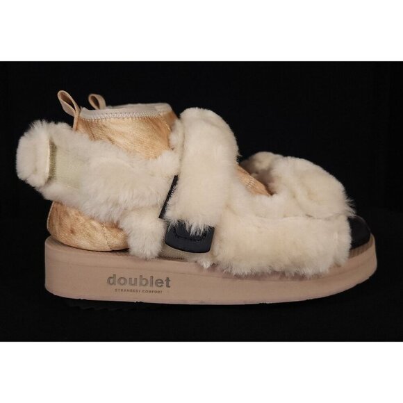 Doublet x Suicoke Edition Animal Foot Layered Sandals Size 35 W6 M4 Beige $730 - Picture 4 of 14